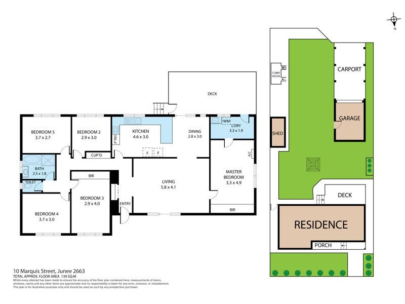 10 Marquis Street, Junee NSW 2663 Floorplan