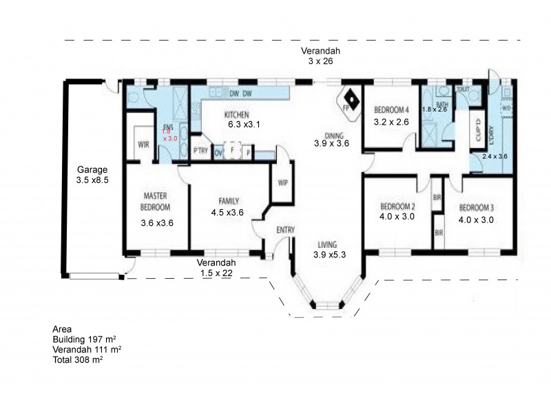 7 Smythe Road, Junee NSW 2663 Floorplan