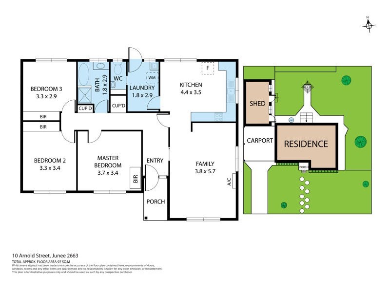 10 Arnold Street, Junee NSW 2663 Floorplan