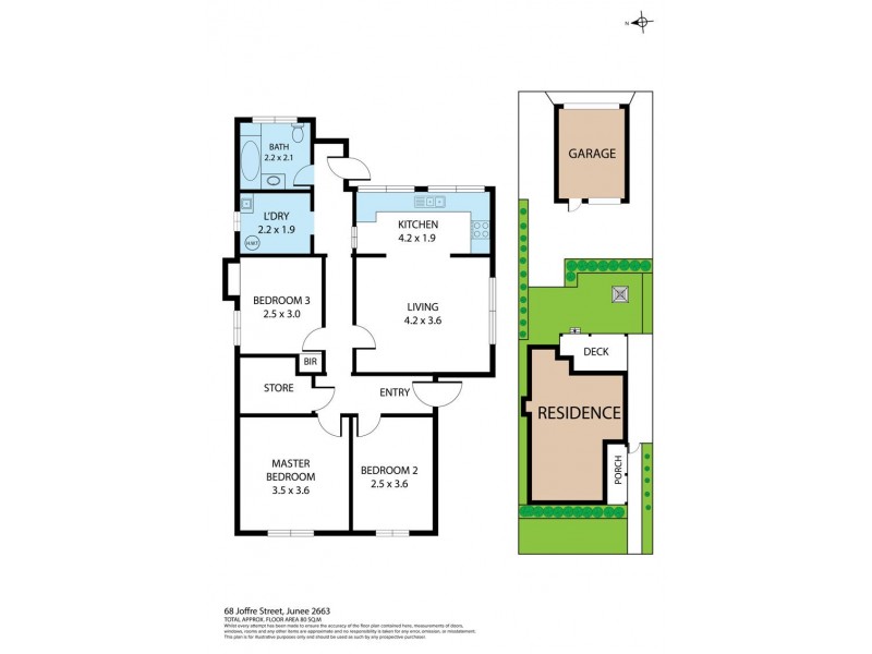 68 Joffre St, Junee NSW 2663 Floorplan