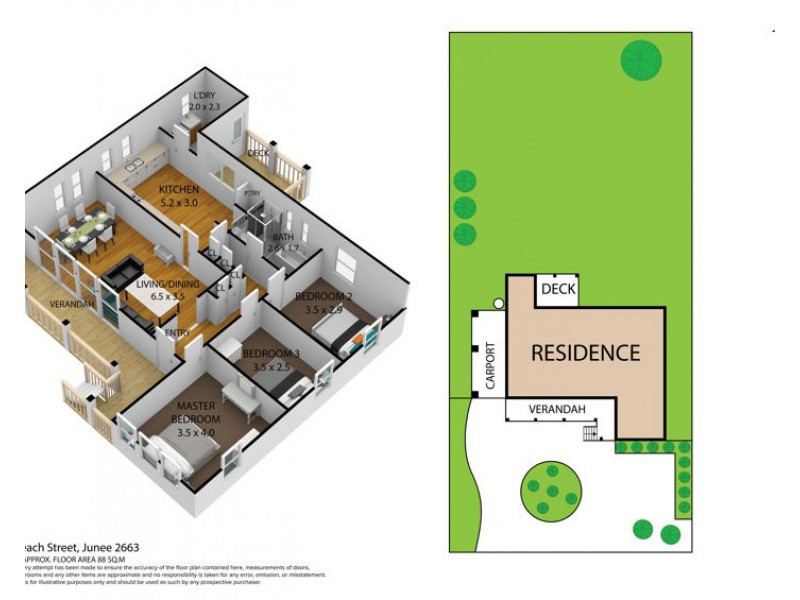 12 Beach Street, Junee NSW 2663 Floorplan