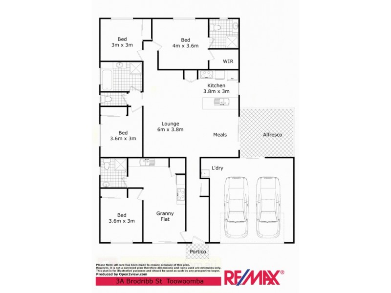 3A Brodribb Street, Toowoomba City QLD 4350 Floorplan