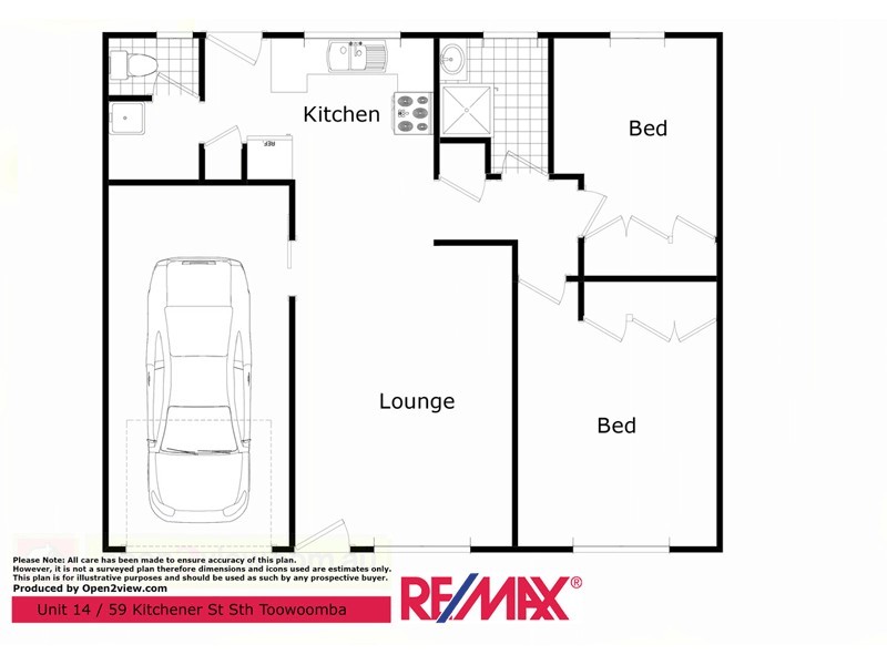 14/59 Kitchener St, South Toowoomba QLD 4350 Floorplan