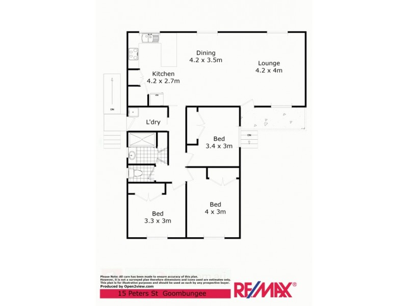 15 Peters Street, Goombungee QLD 4354 Floorplan