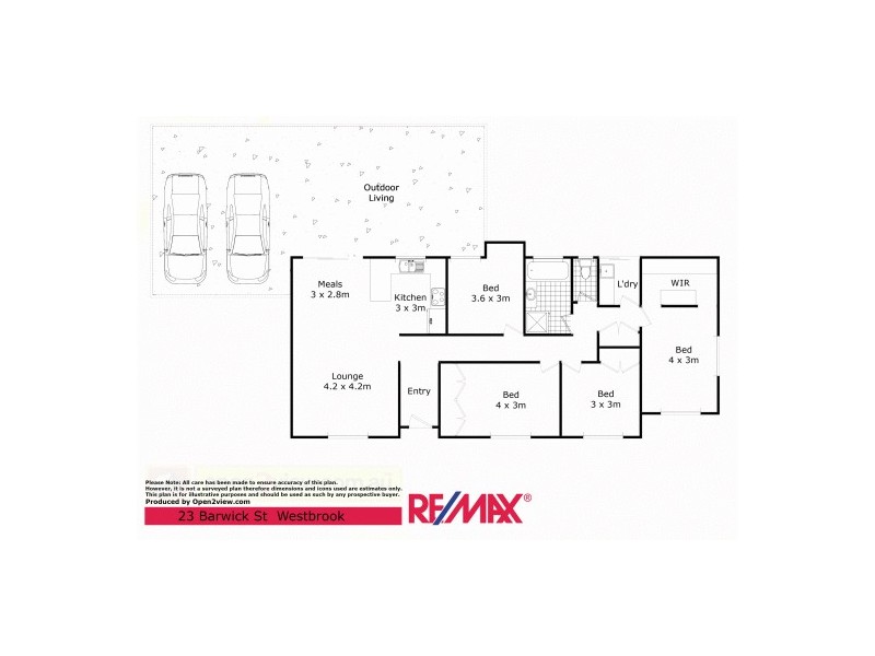 23 Barwick Street, Westbrook QLD 4350 Floorplan