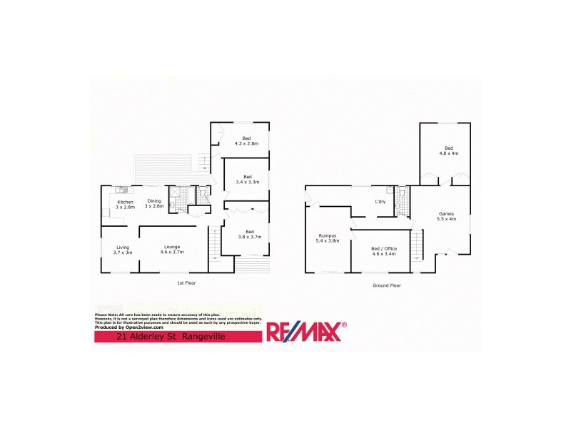 21 Alderley Street, Rangeville QLD 4350 Floorplan