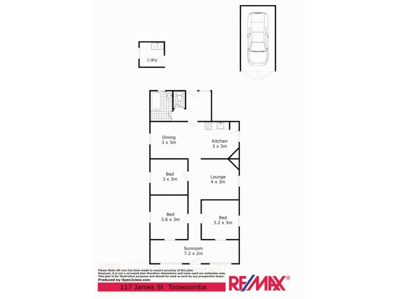 117 James Street, East Toowoomba QLD 4350 Floorplan