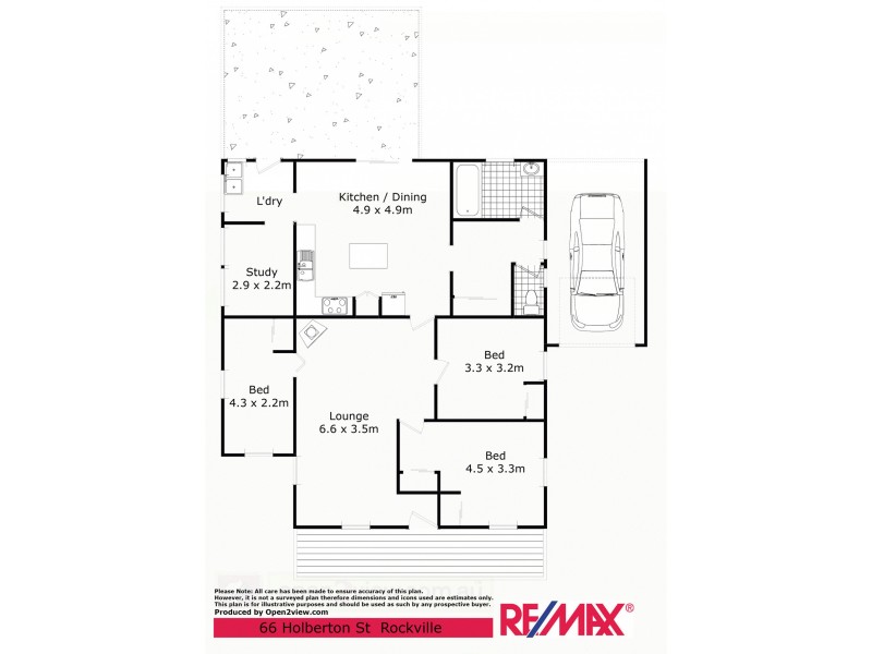 66 Holberton Street, Rockville QLD 4350 Floorplan
