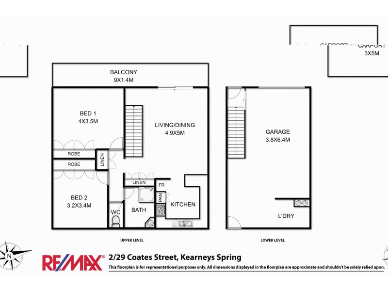 2/29 Coates Street, Kearneys Spring QLD 4350 Floorplan