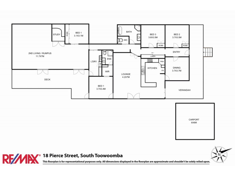 18 Pierce Street, South Toowoomba QLD 4350 Floorplan