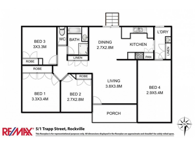 5/1 Trapp Street, Rockville QLD 4350 Floorplan