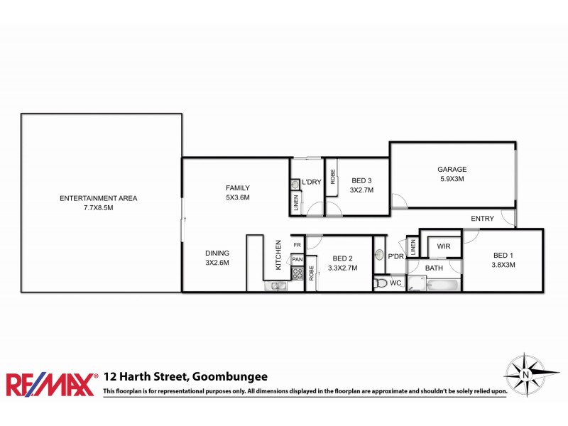 12 Harth Street, Goombungee QLD 4354 Floorplan