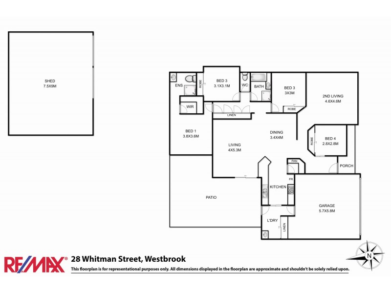 28 Whitman Street, Westbrook QLD 4350 Floorplan