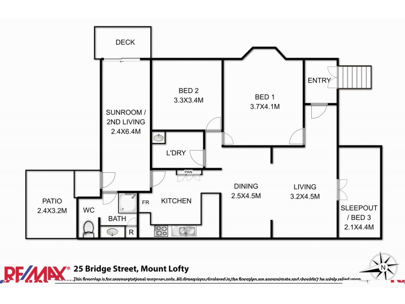 25 Bridge Street, Mount Lofty QLD 4350 Floorplan