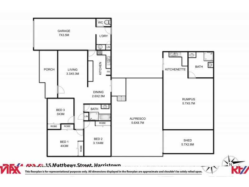 15 Matthews Street, Harristown QLD 4350 Floorplan