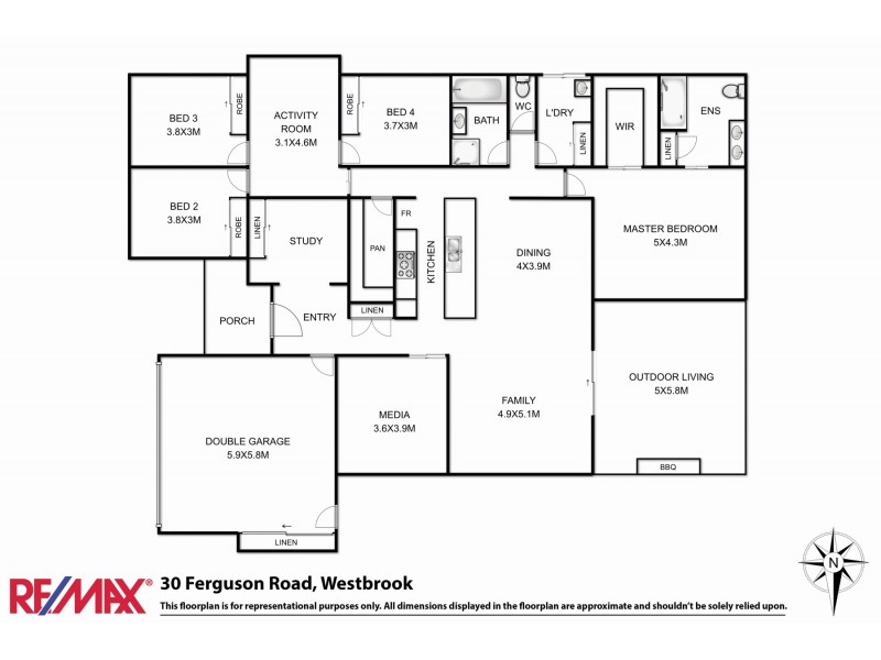30 Ferguson Road, Westbrook QLD 4350 Floorplan