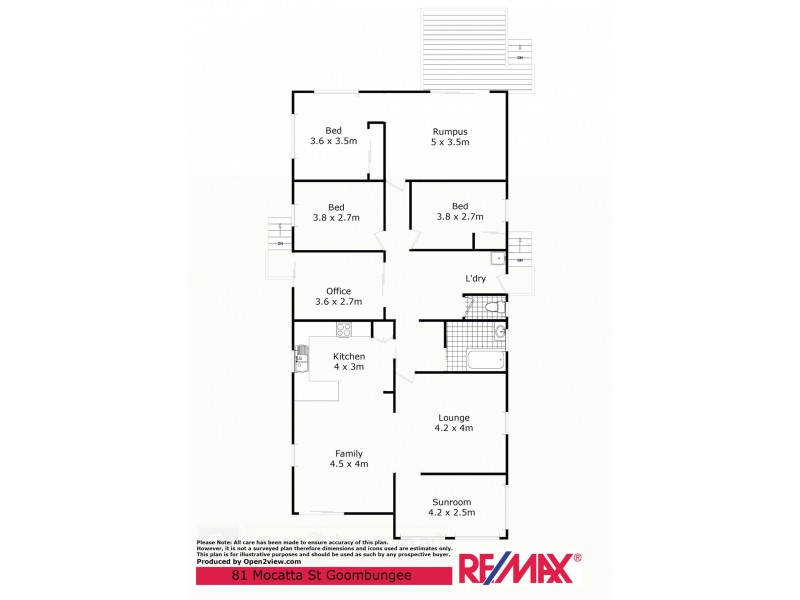 81 Mocatta Street, Goombungee QLD 4354 Floorplan