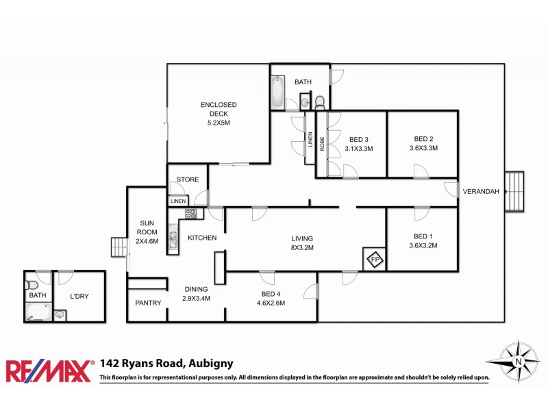 142 Ryan Road, Aubigny QLD 4401 Floorplan