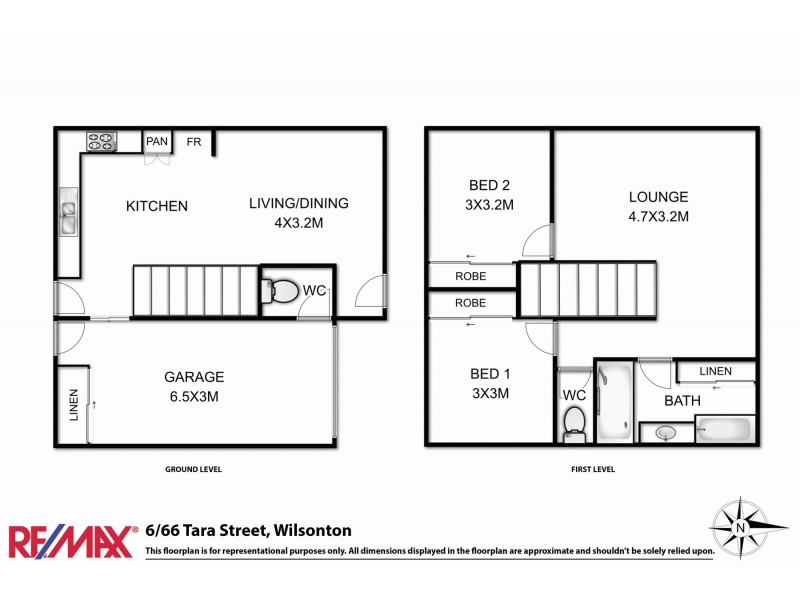 6/66 Tara Street, Wilsonton QLD 4350 Floorplan