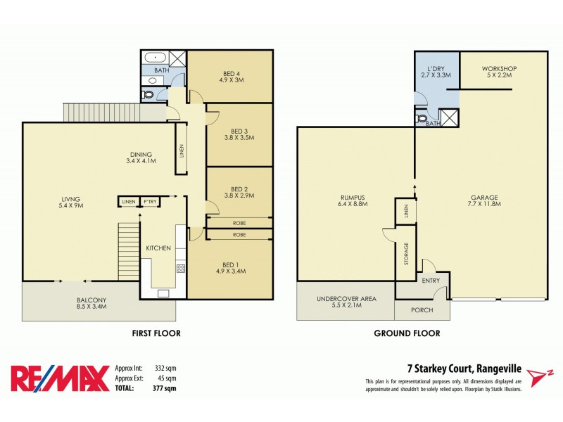 7 Starkey Court, Rangeville QLD 4350 Floorplan