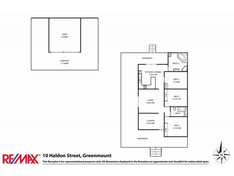 10 Haldon Street, Greenmount QLD 4359 Floorplan