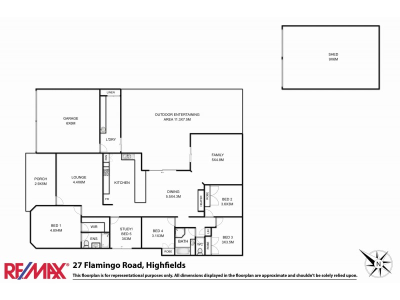 27 Flamingo Road, Highfields QLD 4352 Floorplan