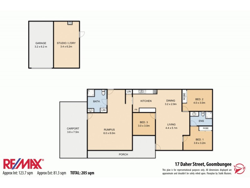17 Daher Street, Goombungee QLD 4354 Floorplan
