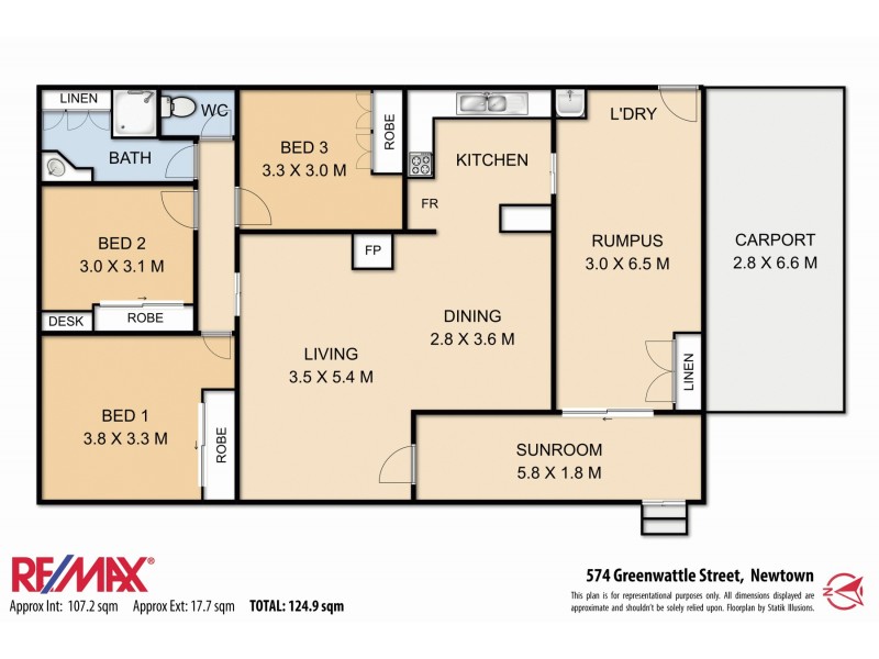 574 Greenwattle Street, Newtown QLD 4350 Floorplan