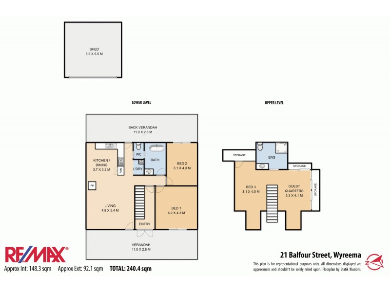 21 Balfour Street, Wyreema QLD 4352 Floorplan