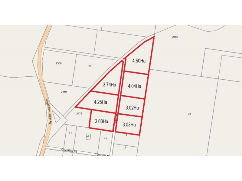James Road (Just Off Colemans Road), Goombungee QLD 4354