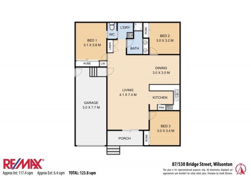 87/530 Bridge Street, Wilsonton QLD 4350 Floorplan