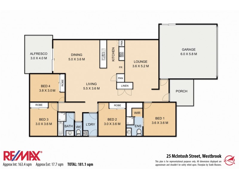 25 McIntosh Street, Westbrook QLD 4350 Floorplan