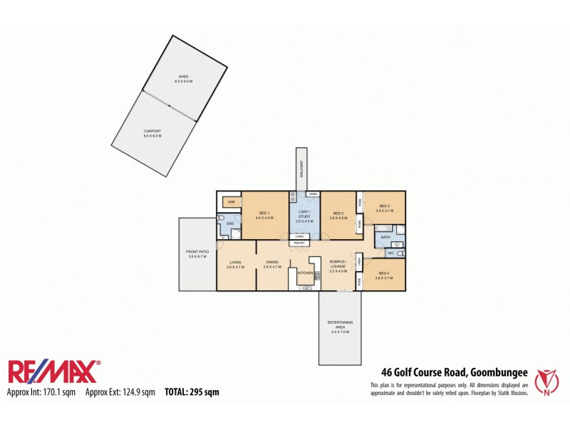 46 Golf Course Road, Goombungee QLD 4354 Floorplan