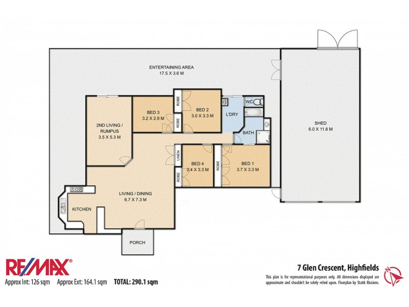 7 Glen Crescent, Highfields QLD 4352 Floorplan