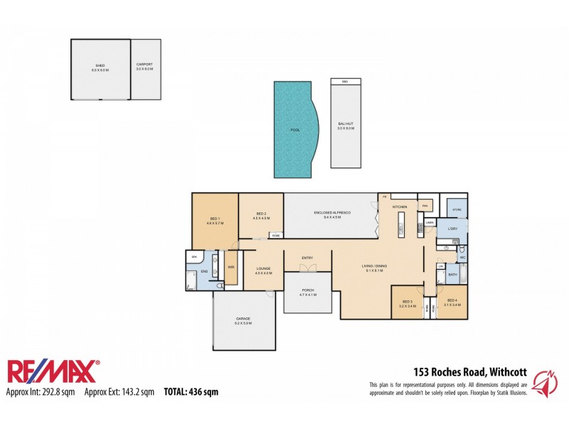 153 Roches Road, Withcott QLD 4352 Floorplan
