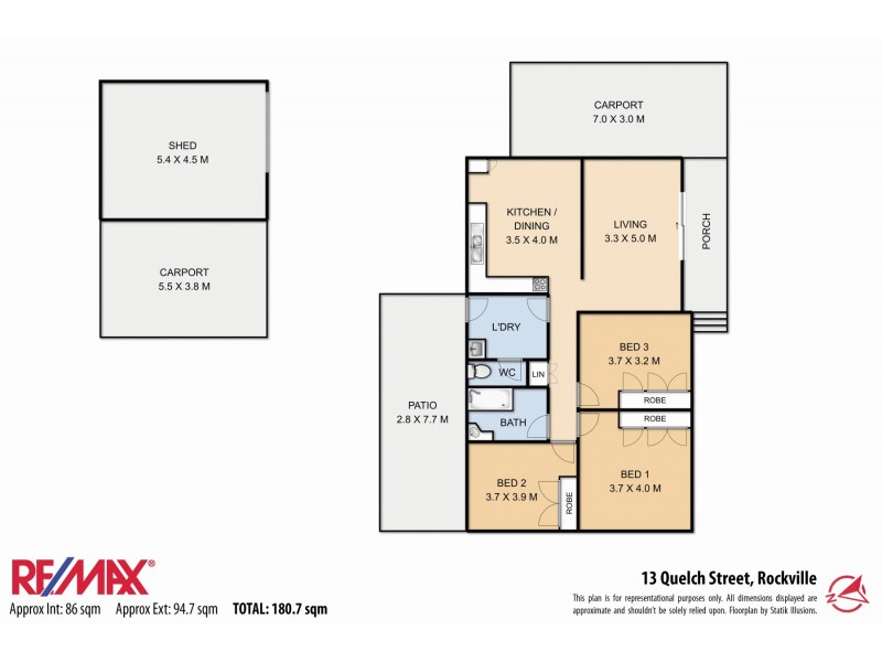 13 Quelch Street, Rockville QLD 4350 Floorplan
