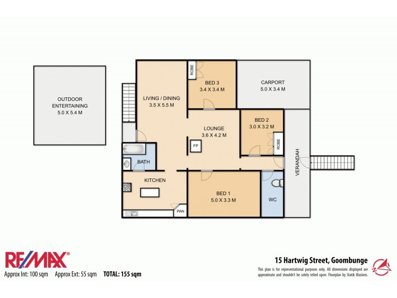 15 Hartwig Street, Goombungee QLD 4354 Floorplan