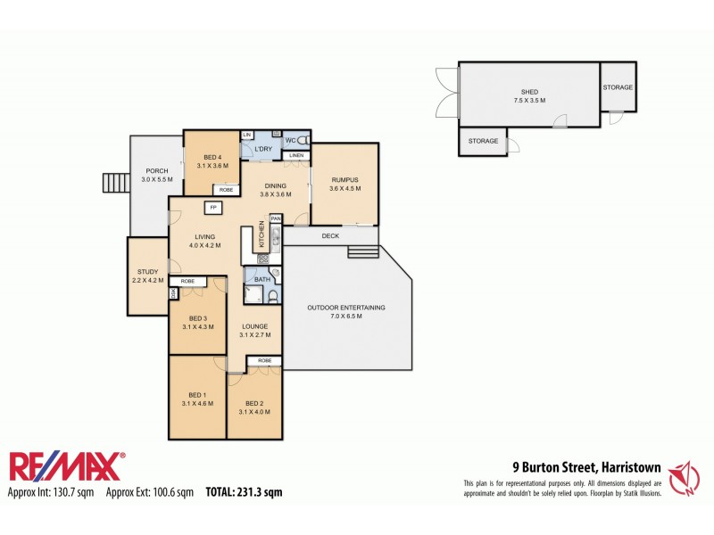 9 Burton Street, Harristown QLD 4350 Floorplan