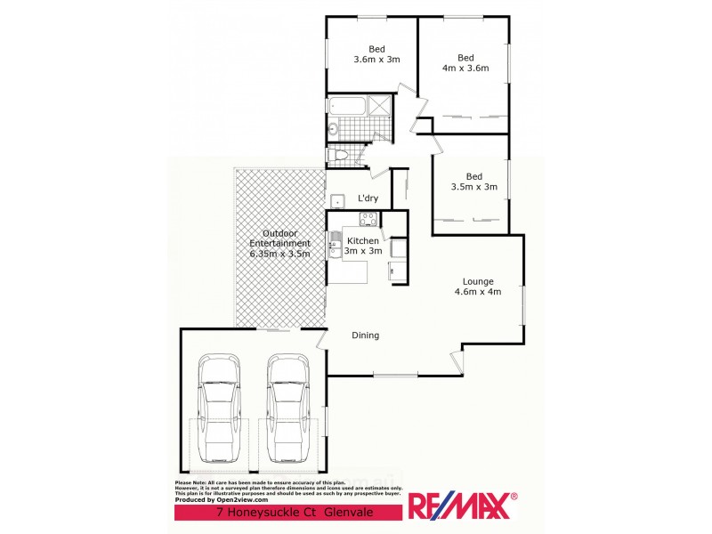 7 Honeysuckle Drive, Glenvale QLD 4350 Floorplan