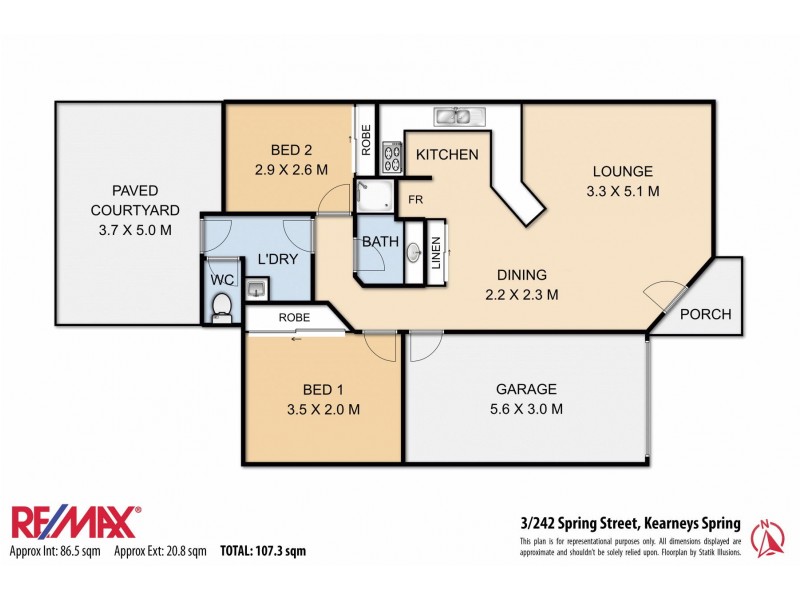 3/242 Spring Street, Kearneys Spring QLD 4350