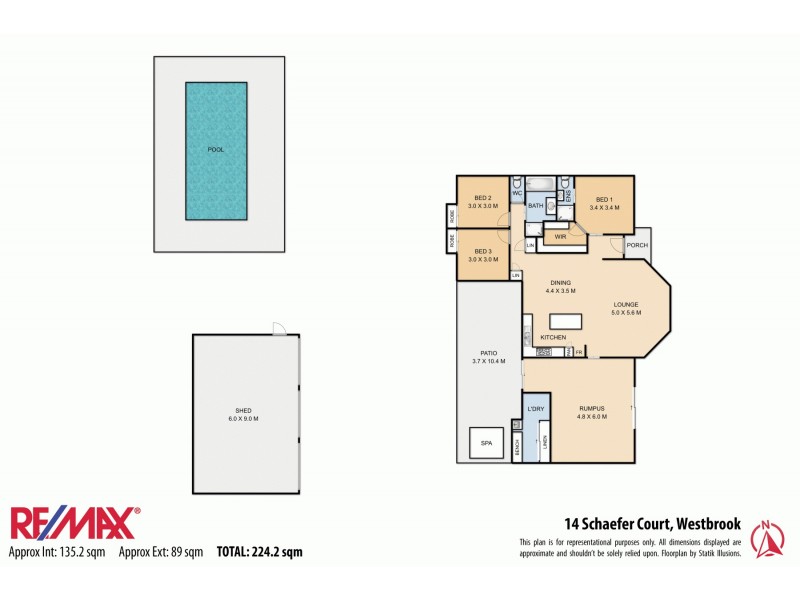 14 Schaefer Court, Westbrook QLD 4350 Floorplan