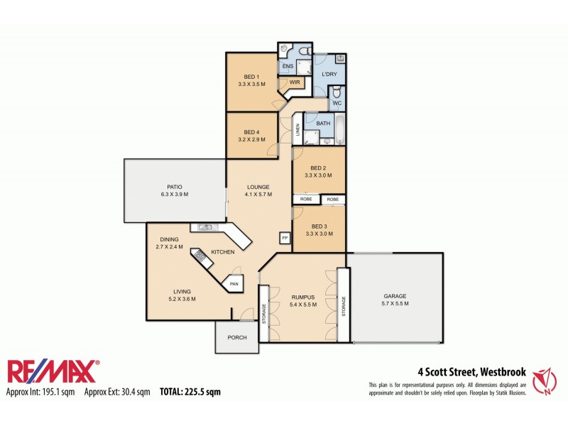 4 Scott Street, Westbrook QLD 4350 Floorplan
