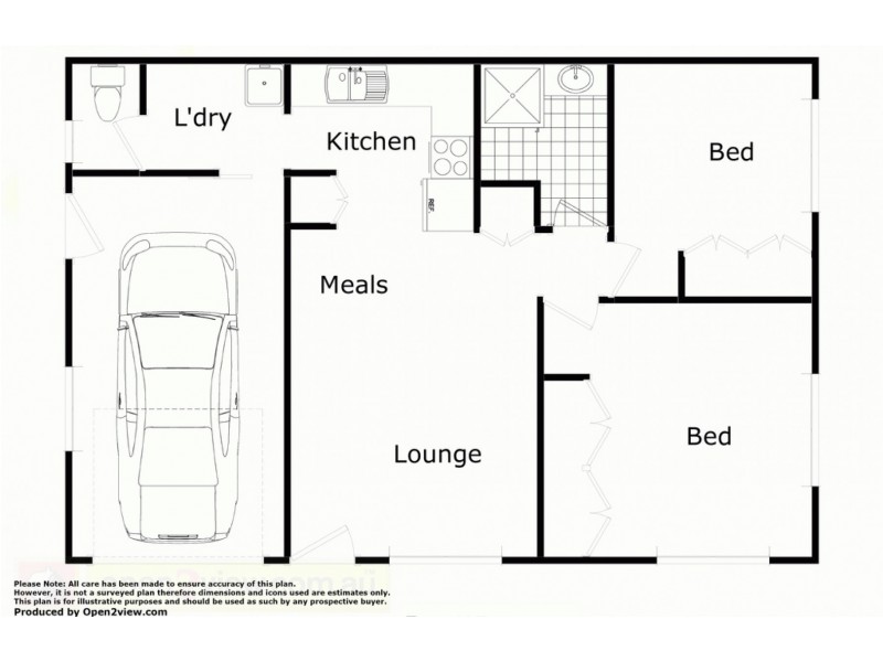 1/7 Damian Crescent, Kearneys Spring QLD 4350 Floorplan