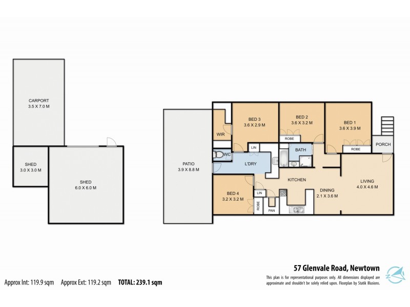 57 Glenvale Road, Newtown QLD 4350 Floorplan