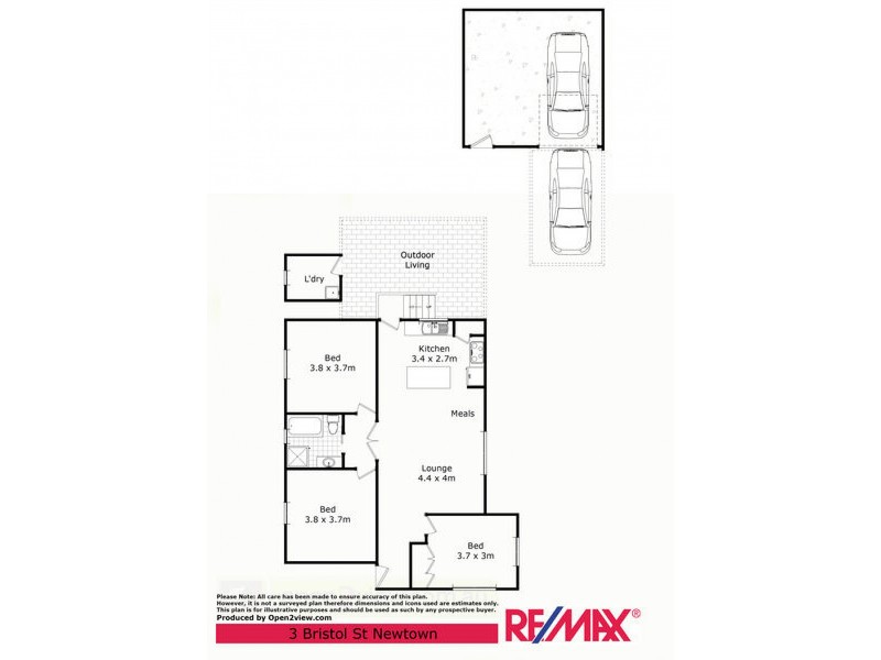 3 Bristol Street, Newtown QLD 4350 Floorplan