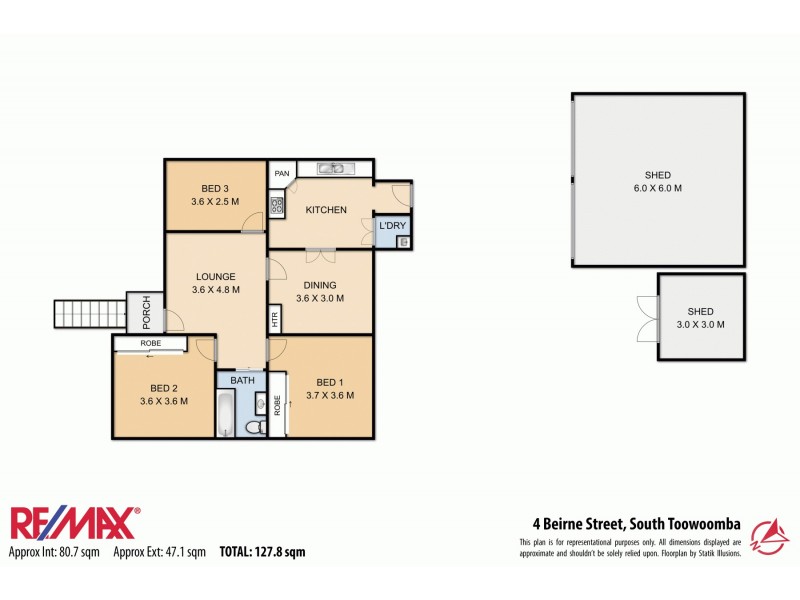 4 Beirne Street, South Toowoomba QLD 4350 Floorplan
