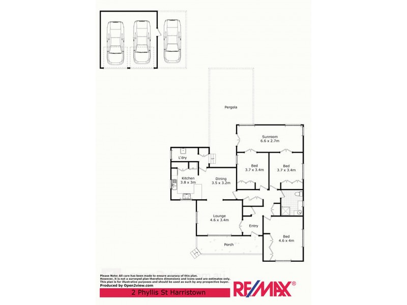2 Phyllis Street, Harristown QLD 4350 Floorplan