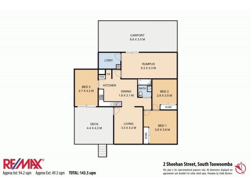 2 Sheehan Street, South Toowoomba QLD 4350 Floorplan