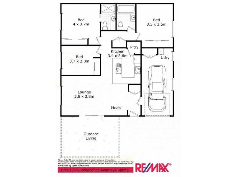 1/28 Hoepper Street, Kearneys Spring QLD 4350