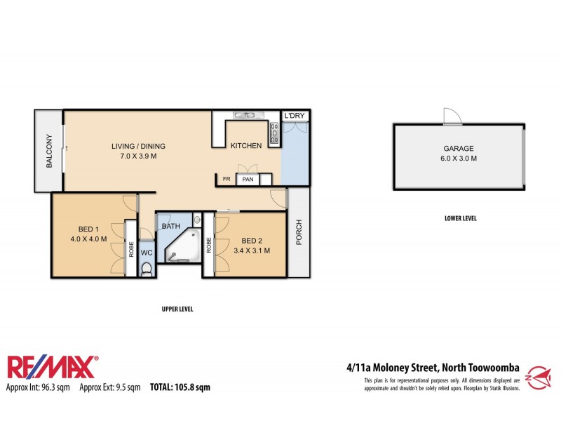 4/11A Moloney Street, North Toowoomba QLD 4350 Floorplan